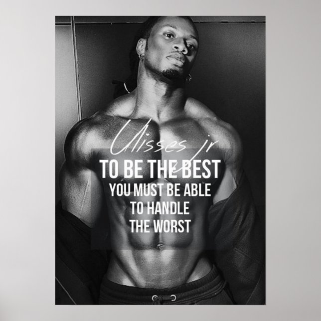 Workout Motivierend Poster (Vorne)