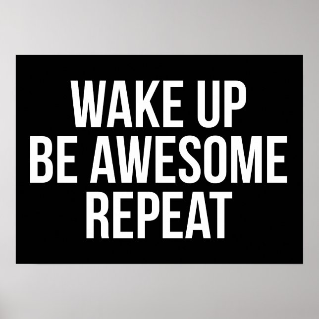 Workout Motivierend Poster (Vorne)