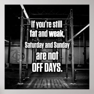 Workout Motivierend Poster