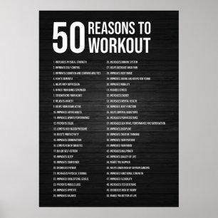 Workout Motivierend Poster