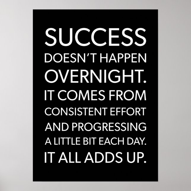 Workout Motivierend Poster (Vorne)