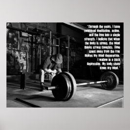 Workout Motivierend Poster