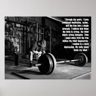 Workout Motivierend Poster
