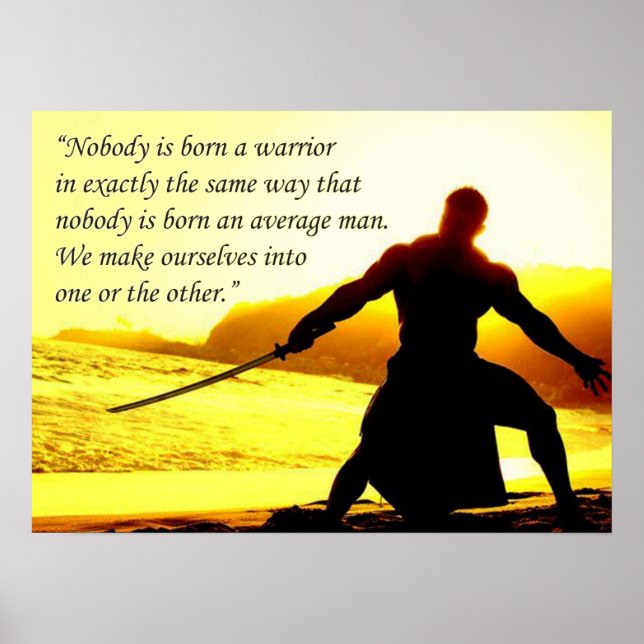 Workout Motivierend Poster (Vorne)