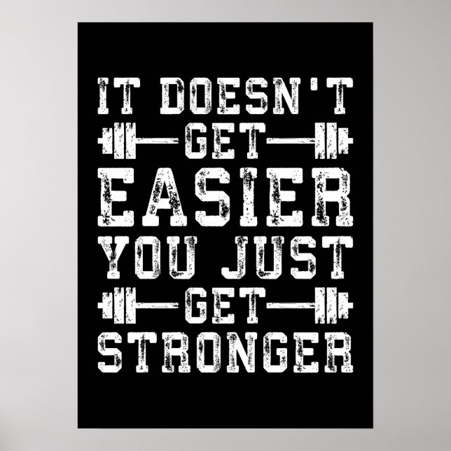 Workout Motivierend Poster (Vorne)