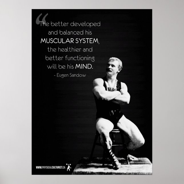 Workout Motivierend Poster (Vorne)