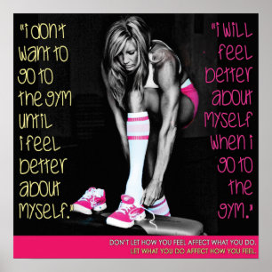 Workout Motivierend Poster