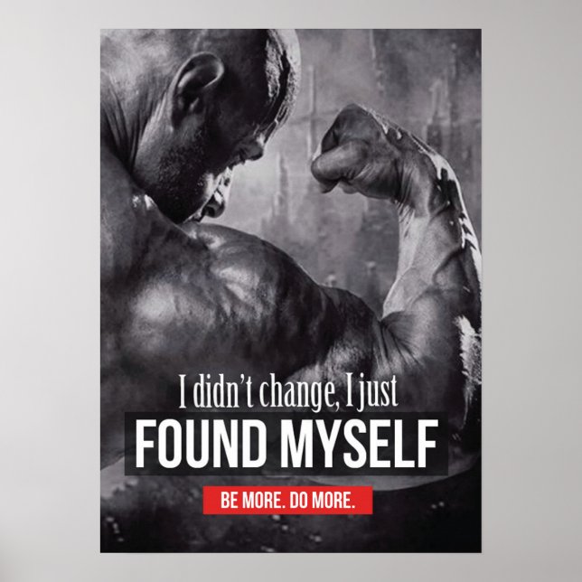 Workout Motivierend Poster (Vorne)