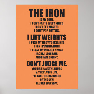 Workout Motivierend Poster