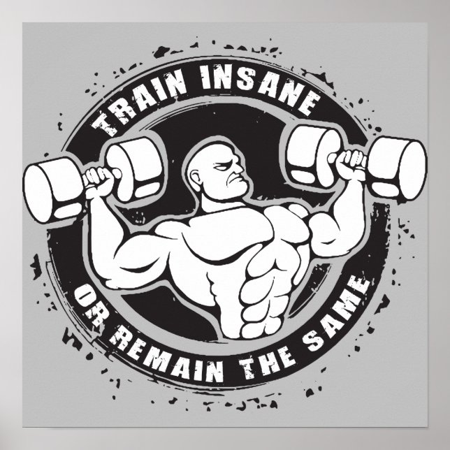 Workout Motivierend Poster (Vorne)