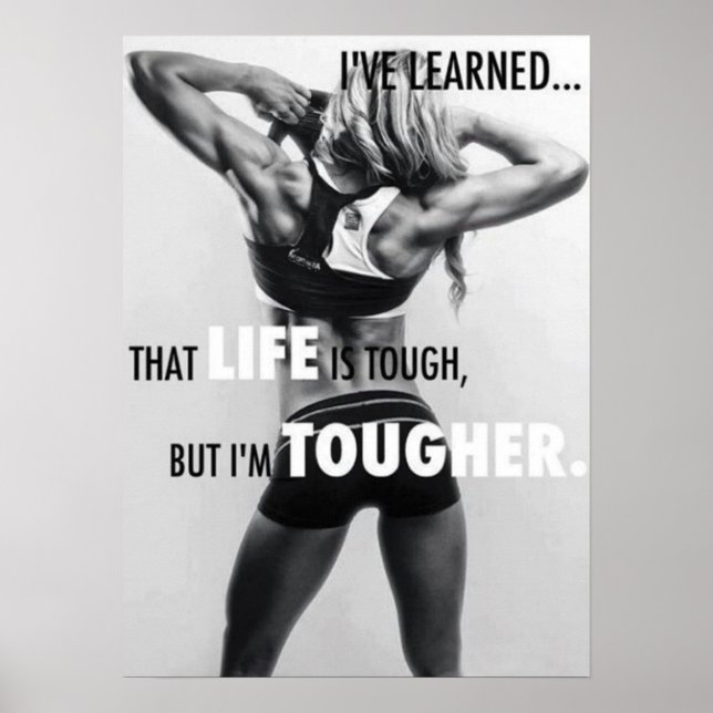 Workout Motivierend Poster (Vorne)