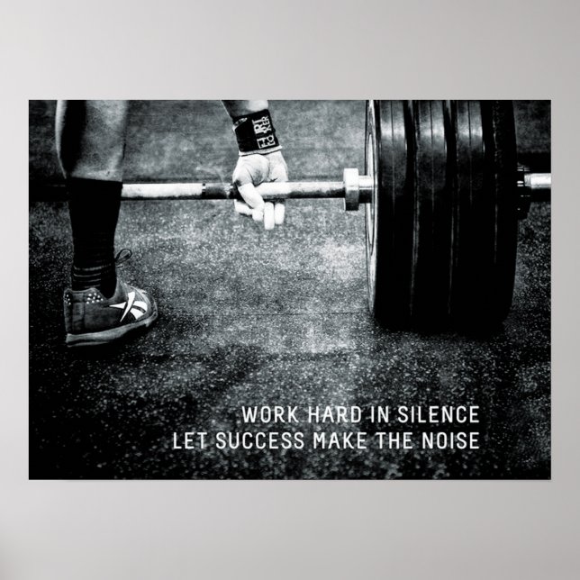 Workout Motivierend Poster (Vorne)