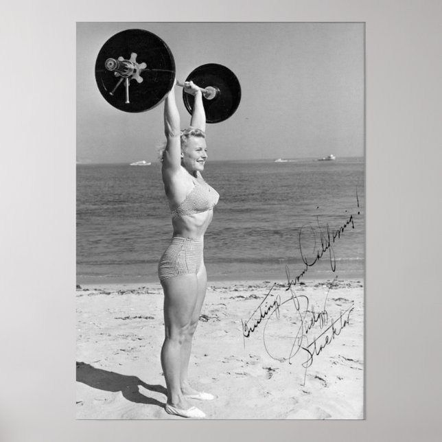 Workout Motivierend Poster (Vorne)