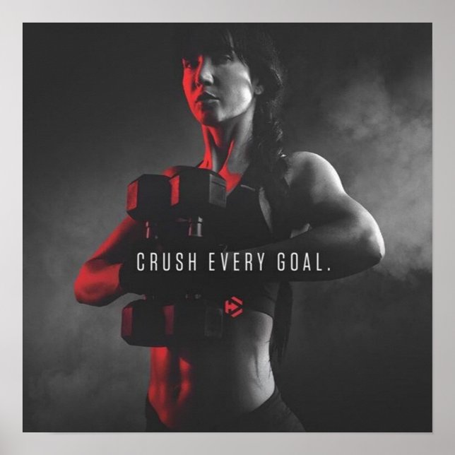 Workout Motivierend Poster (Vorne)