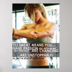 Workout Motivierend Poster