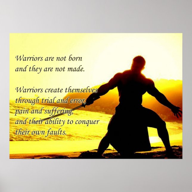 Workout Motivierend Poster (Vorne)