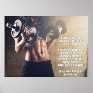 Workout Motivierend Poster