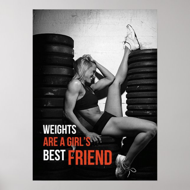 Workout Motivierend Poster (Vorne)