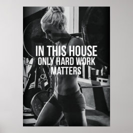Workout Motivierend Poster
