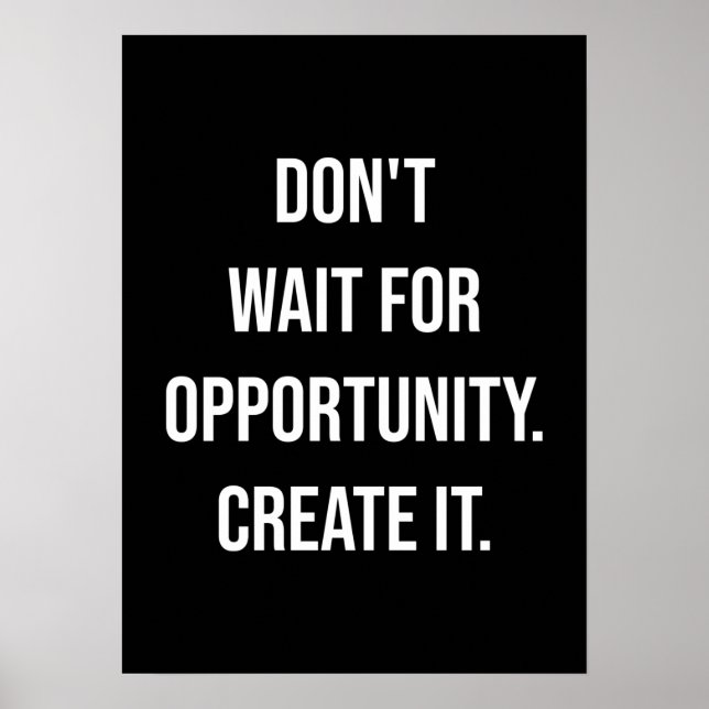 Workout Motivierend Poster (Vorne)