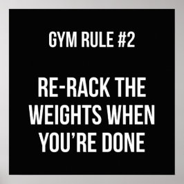 Workout Motivierend Poster