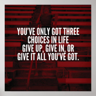 Workout Motivierend Poster