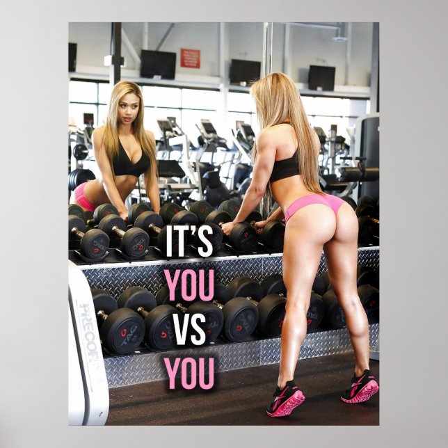 Workout Motivierend Poster (Vorne)