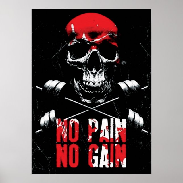 Workout Motivierend Poster (Vorne)