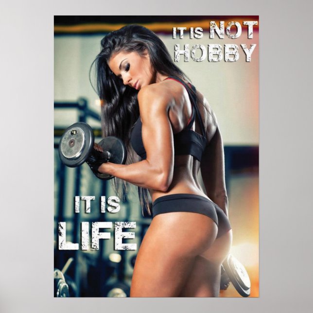 Workout Motivierend Poster (Vorne)