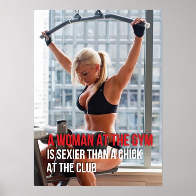 Workout Motivierend Poster (Vorne)