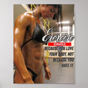 Workout Motivierend Poster