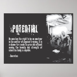 Workout Motivierend Poster