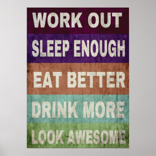 Workout Motivierend Poster