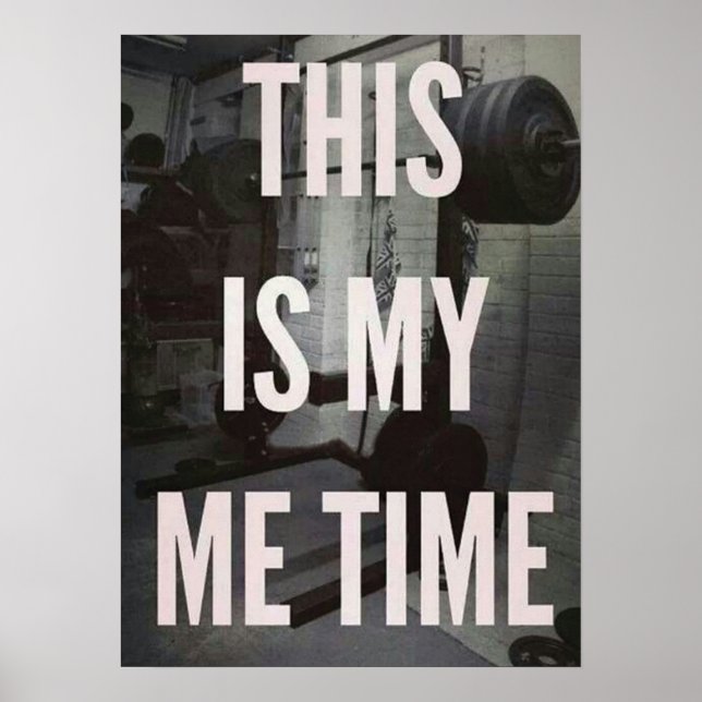 Workout Motivierend Poster (Vorne)