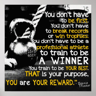 Workout Motivierend Poster