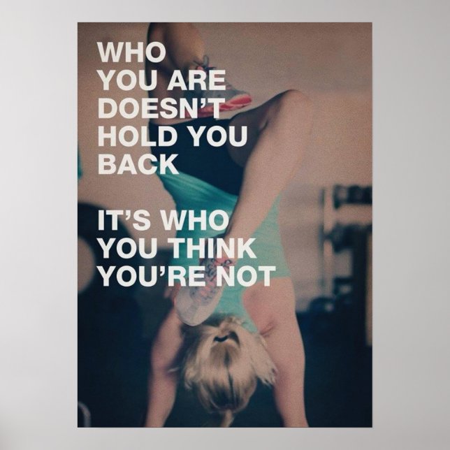 Workout Motivierend Poster (Vorne)