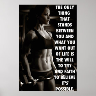 Workout Motivierend Poster