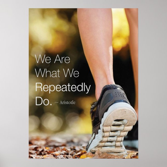 Workout Motivierend Poster (Vorne)