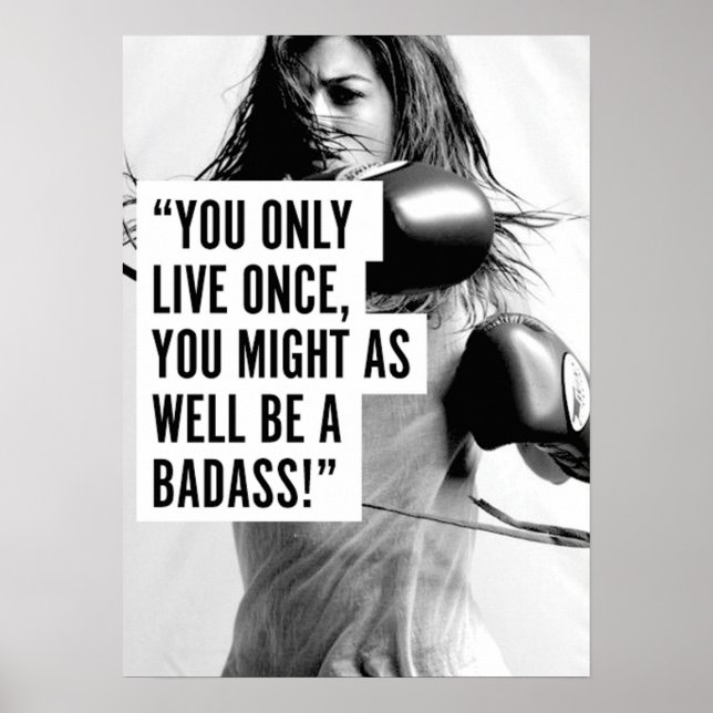 Workout Motivierend Poster (Vorne)