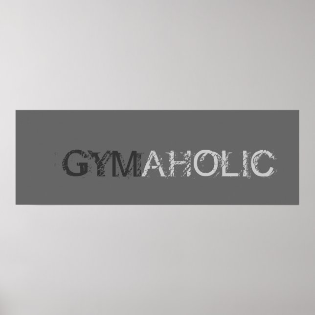 Workout Motivierend Poster (Vorne)