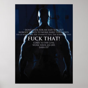 Workout Motivierend Poster