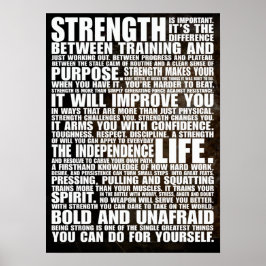 Workout Motivierend Poster