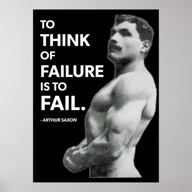 Workout Motivierend Poster (Vorne)