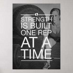 Workout motivierend poster