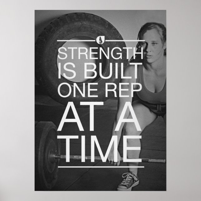 Workout Motivierend Poster (Vorne)