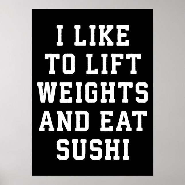 Workout Motivierend Poster (Vorne)