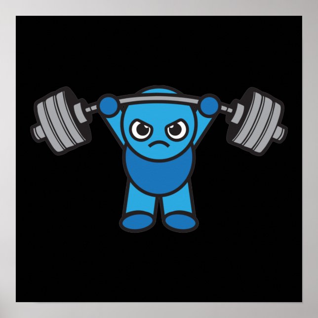 Workout Motivierend Poster (Vorne)