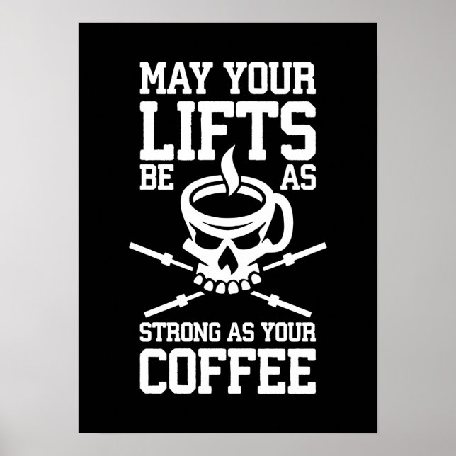 Workout Motivierend Poster (Vorne)