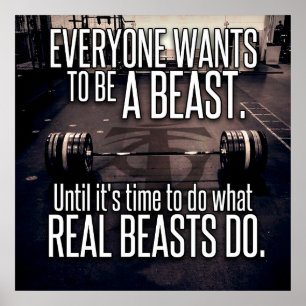 Workout Motivierend Poster