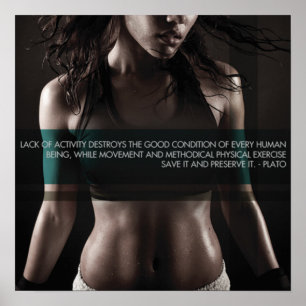 Workout Motivierend Poster